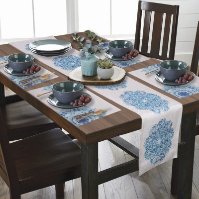 HOME9INE Multicolor 180 cm Table Runner(Polyester)