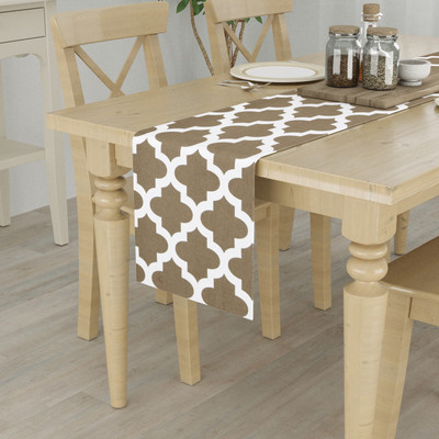 HOMEMONDE Grey 33 cm Table Runner(Cotton)