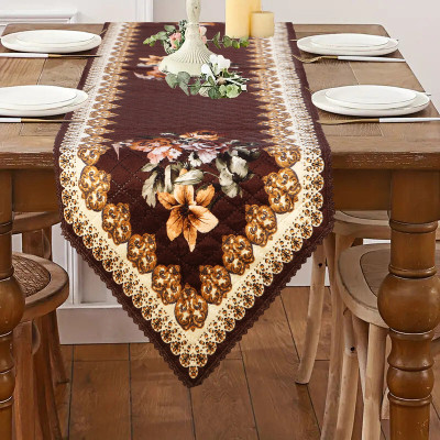 DPA Collection Brown 193 cm Table Runner(Linen)