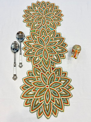 MFU-MADE FOR YOU Multicolor 91.44 cm Table Runner(Polyester)
