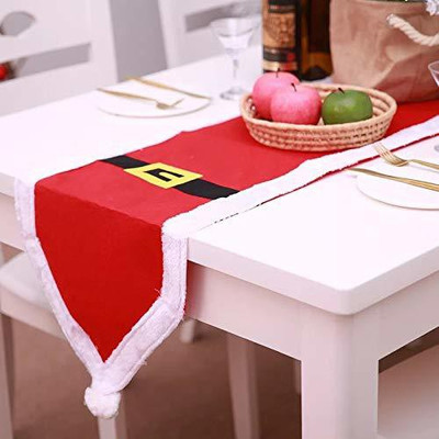 The Purple Tree Red 180 cm Table Runner(Velvet)