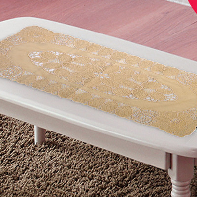 KUBER INDUSTRIES Yellow 84 cm Table Runner(Vinyl)