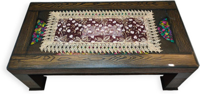 MONKDECOR Maroon 83.82 cm Table Runner(Polyester)