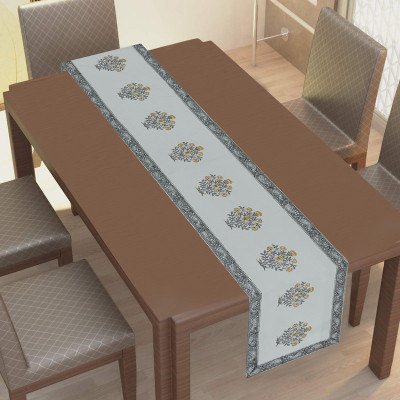 Texstylers Multicolor 152.4 cm Table Runner(Canvas)