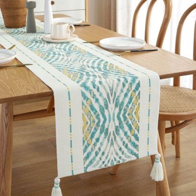 Handyweave White 72 cm Table Runner(Cotton)