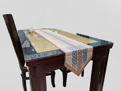 SHRI MAHAVIR IMPEX Multicolor 182 cm Table Runner(Vinyl)