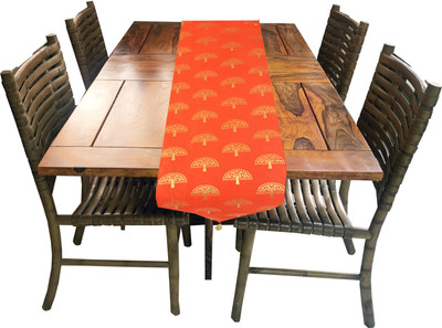 VIREO Multicolor 177 cm Table Runner(Polyester)