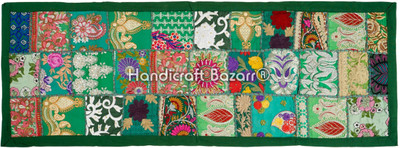 Handicraft Bazarr Green 152 cm Table Runner(Cotton)