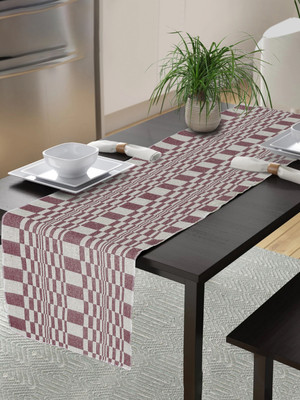 Klotthe Purple 183 cm Reversible Table Runner(Cotton)