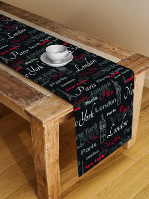 Alina decor Multicolor 125 cm Table Runner(Polyester)