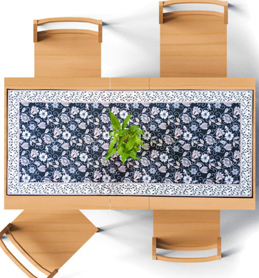 Saksham Enterprises Dark Green 92 cm Table Runner(Velvet)