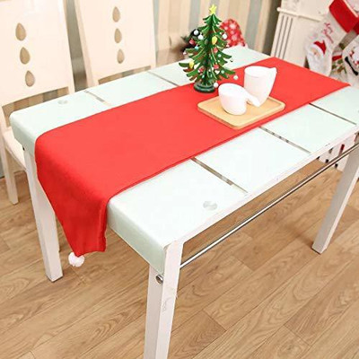 The Purple Tree Red 180 cm Table Runner(Velvet)