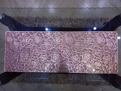 Dakshya Industries Maroon 91 cm Table Runner(PVC)