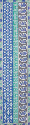 Alina decor Green 152 cm Table Runner(Polyester)