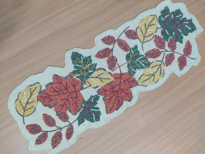 RMU Multicolor 36 cm Table Runner(Cotton)
