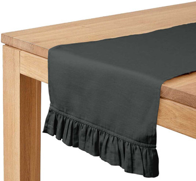 Vargottam Grey 91.44 cm Table Runner(Cotton)
