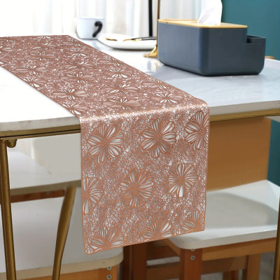 DPA Collection Brown 150 cm Table Runner(PVC)