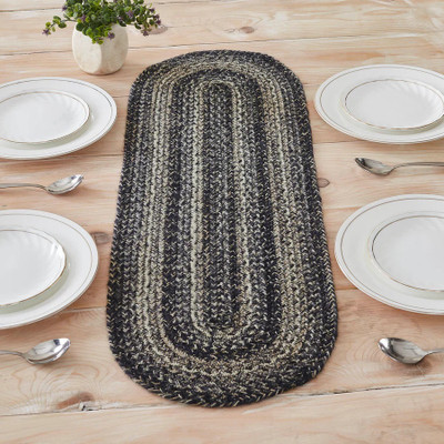 dithreadedcraft Black 91 cm Table Runner(Cotton)