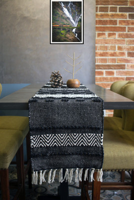 Soweto Grey 180 cm Table Runner(Cotton)