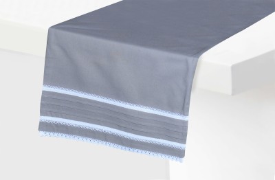 Haiku Homz Grey 220 cm Table Runner(Cotton)