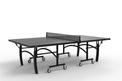 Stag iconic Active 16 TT Table Black & Grey Rollaway Indoor Table Tennis Table(Black, Grey)