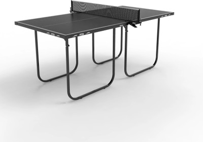 Stag iconic Mini TT Table Black & Grey Stationary Outdoor Table Tennis Table(Black, Grey)