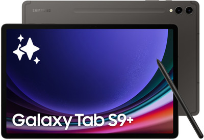 Samsung Galaxy Tab S9+ 12 GB RAM 256 GB ROM 12.4 Inch with Wi-Fi Only Tablet (Graphite)