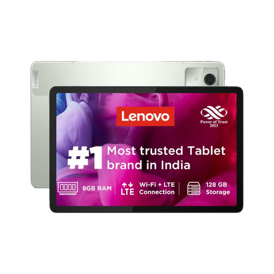 Tab M11 LTE 8 GB RAM 128 GB ROM 11.0 inch with 4G MediaTek Helio G88 Tablet (Seafoam Green)