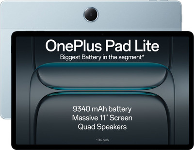 OnePlus Pad Lite 6 GB RAM 128 GB ROM 11.0 inch with Wi-Fi Only Tablet (Aero Blue)