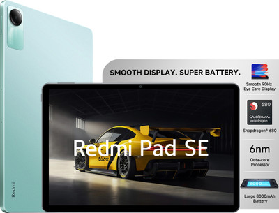 REDMI  Pad SE 6 GB RAM 128 GB ROM 11.0 inch with Wi-Fi Only Tablet (Mint Green)