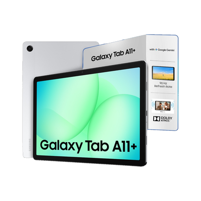 Samsung Galaxy Tab A11+ 6 GB RAM 128 GB ROM 11 inch with Wi-Fi+5G Gaming MediaTek MT8755 Tablet (Silver)