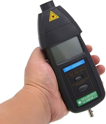 VMTRONIX 2-in-1 Digital RPM Speed Meter | Non-Magnetic & High-Precision | 2.5~99999 RPM | Digital Tachometer