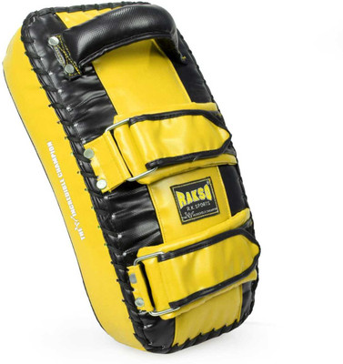 Rakso Muay Thai Pad Training Shield Arm Target MMA Punching Kicking Shield Thai Pad Thai Pad(Yellow)