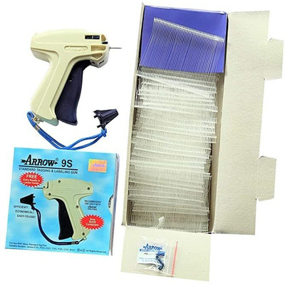 aaryason Tag Gun Arrow 9S Machine + 5000pcs 10 MM l Tag Tagging Barbs Free with 1 Needle Taging Gun