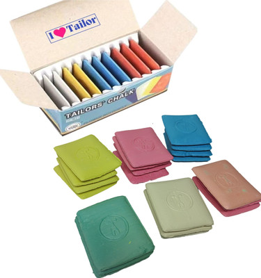 Divyanshi Tailoring and Fashion Designing | Dust Proof, Soft and Smooth Tailor Chalk(Pack of 10)