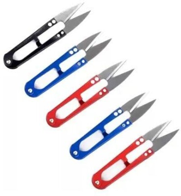 paliwalcreation Sewing Scissors High-Carbon Steel Handheld Arts Projects Thread Cutter Scissors(Set of 6, Multicolor)