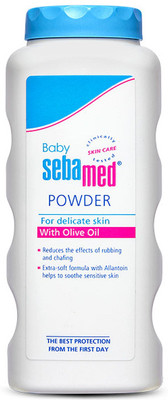 Sebamed Baby Powder| Olive Oil, Allantoin|Keeps skin fresh|absorbs sweat(100 g)