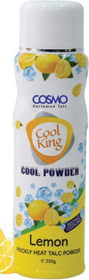COSMO Cool King Lemon Prickly Heat Talc Cool Perfumed Talc Powder- 250 gram(250 g)