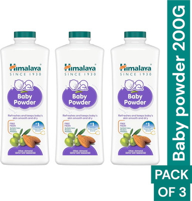 Himalaya Herbals baby powder 200g pack of 3(3 x 1 g)