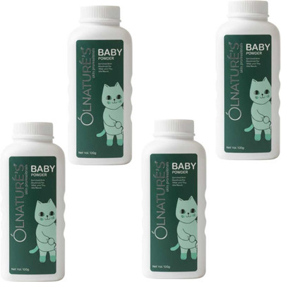 DOOMSDAY OLNATURE,S BABY POWDER FOR BABIES CLEAN & SOFTEN SKIN PACK OF 4(4 x 100 g)