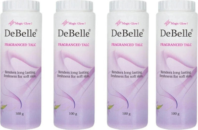 DeBelle Fragranced Talc Combo Pack Of 4, 100g Each(400 g)
