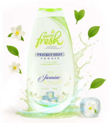 DERMIFRESH Soothing Jasmine Body Powder Summers Formula Dry Odor-Free & Calm Skin(150 g)