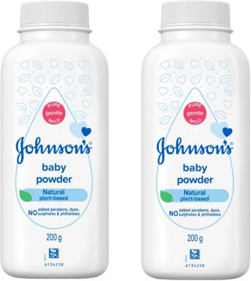 JOHNSON'S Baby powder 200 gm ×2(2 x 200 g)
