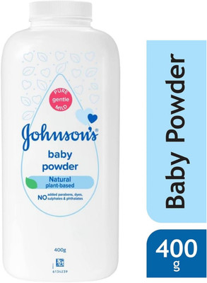 JOHNSON'S Baby Powder Natural 400 gm | Plant Based |For New Born Babies(400 g)