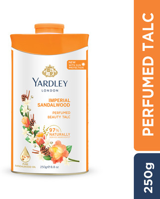 Yardley London by Wipro Imperial Sandalwood Perfumed Talcum Powder for Women(250 g)