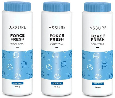 ASSURE Force Fresh Body Talc(3 x 33.33 g)