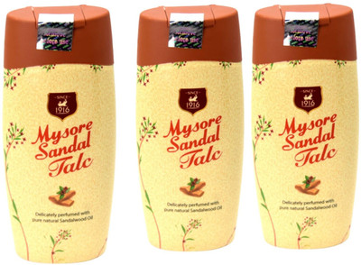 MYSORE SANDAL Talcum Powder(3 x 100 g)