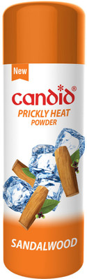Candid Prickly Heat Powder Sandalwood | Relief from rashes & prickly heat(120 g)