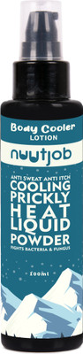 Nuutjob Body Cooler 100 ml Pack, Instant Cooling Liquid Powder for Body(100 g)