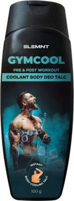 Elemnt Life Gymcool Pre & Post Workout Coolant Deo Talcum Powder For Men | Talc For Rs. 86 @ 42 %